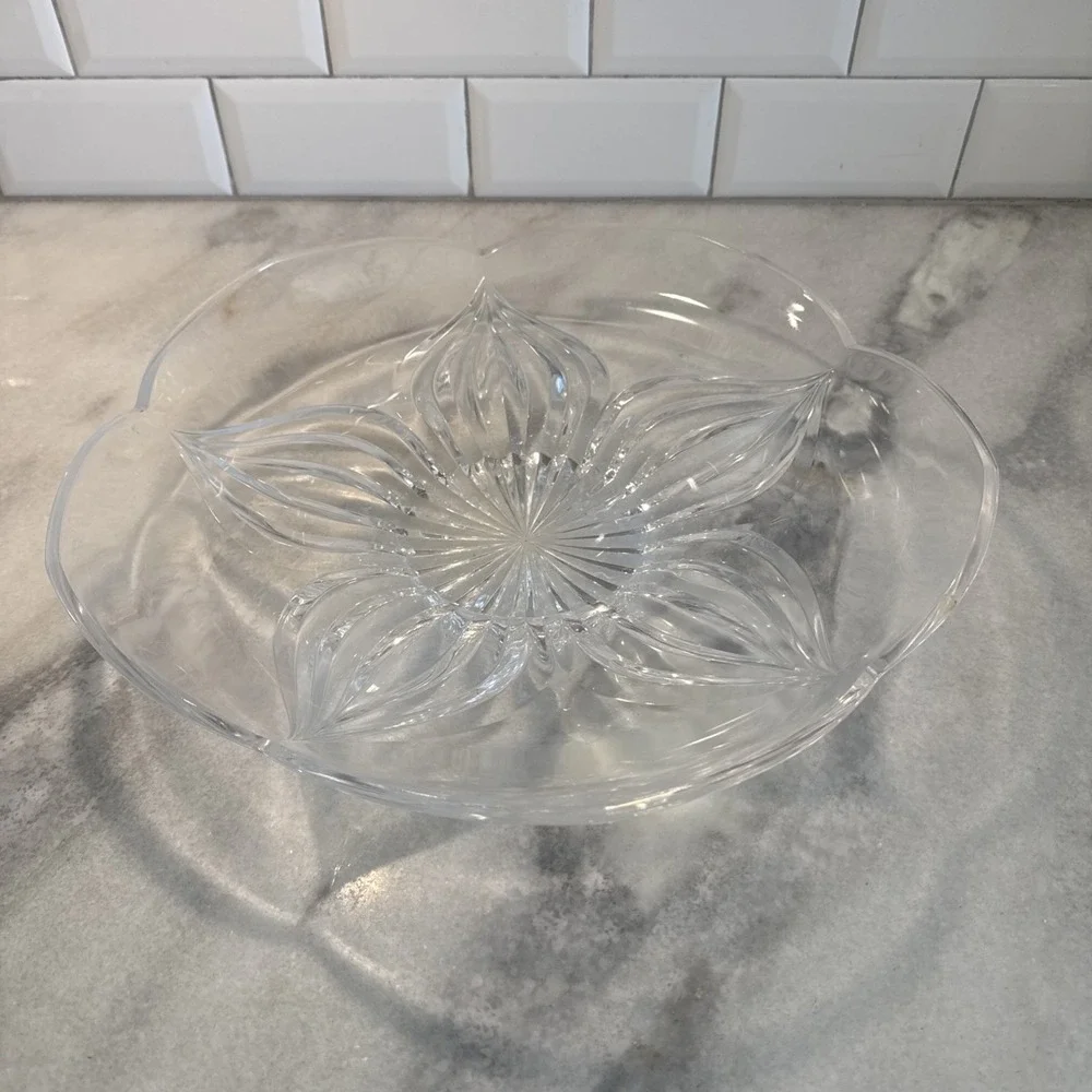 Cristal d'Arques ANCONA Centerpiece‎ / Serving Bowl 14-1/4